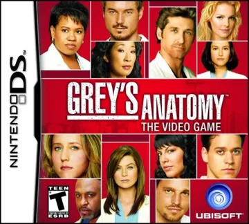 Grey's Anatomy - The Video Game (USA) (En,Fr,Es) box cover front